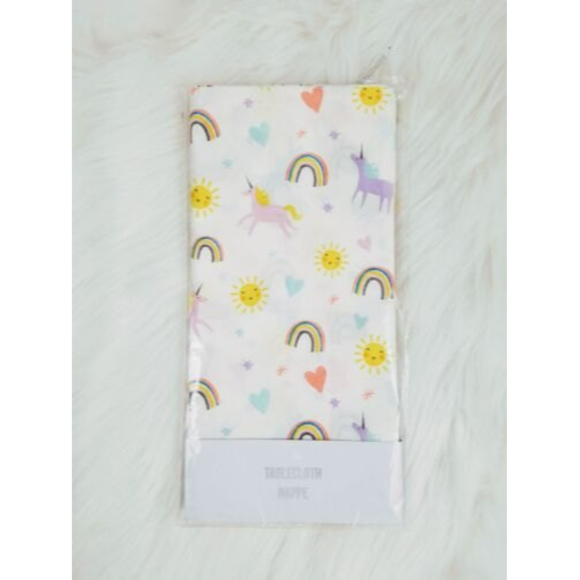 Meri Meri Unicorn Girls Party Birthday Tablecloth Rectangular Paper - Picture 2 of 2